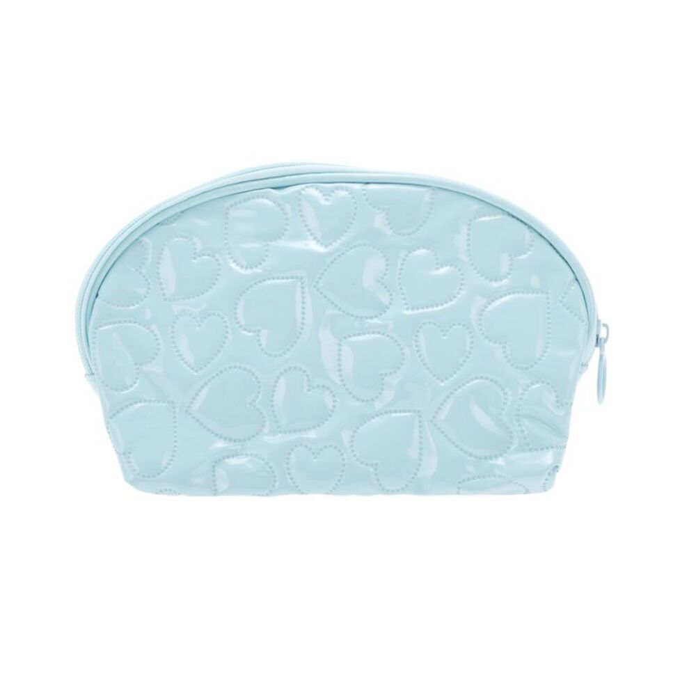 Shell Shape Heart Makeup Bag Blue